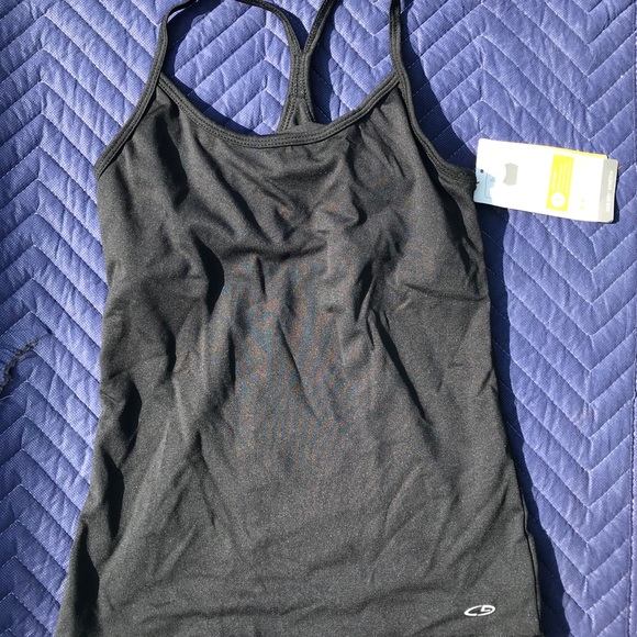Champion Tops - Champion | Black Spaghetti Strap Workout Tank Top Champion Tops - Champion | Black Spaghetti Strap Workout Tank Top